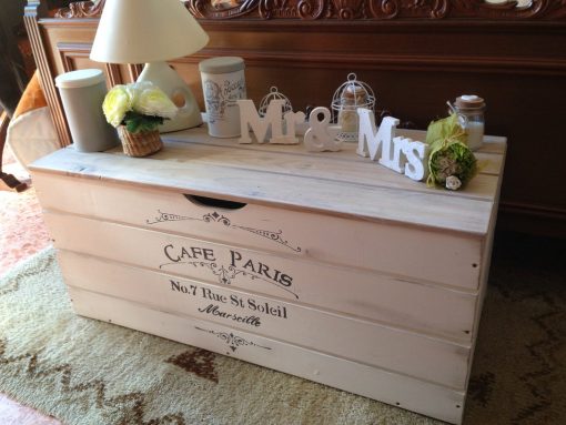 cassapanca shabby chic