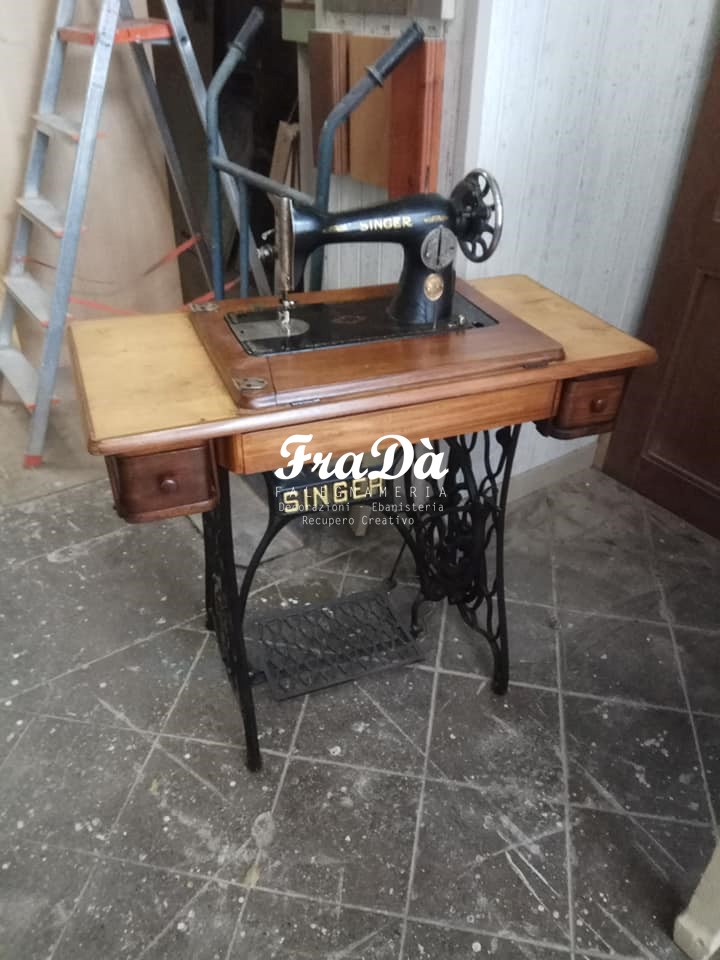 Restauro macchina da cucire Singer! - Falegnameria FraDà