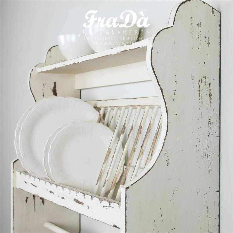 Piattaia shabby chic - Falegnameria Fradà - falegname a palermo