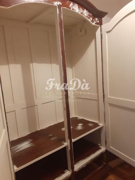 restauro armadio in legno