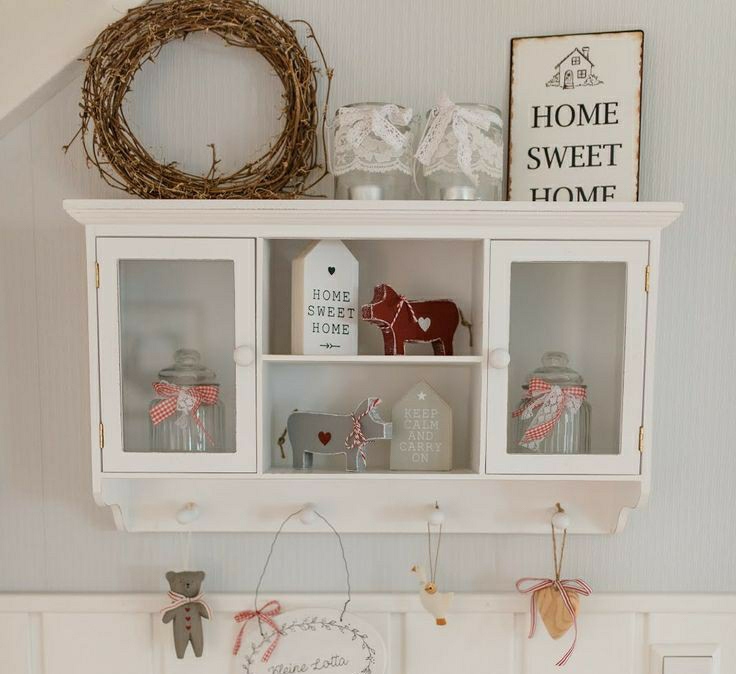 Pensile shabby chic modello 2 - Falegnameria Fradà - falegname a