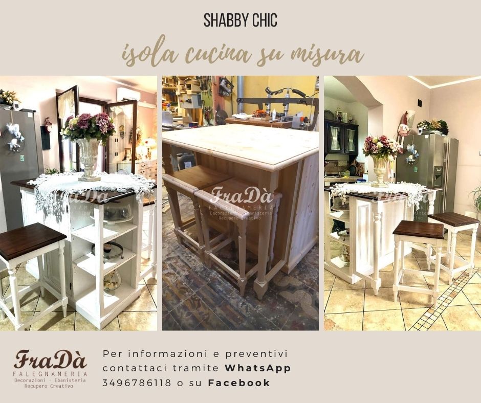 Isola Cucina Shabby Chic