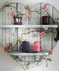 Vetrinetta in stile shabby chic modello 1 - Falegnameria Fradà - falegname  a palermo