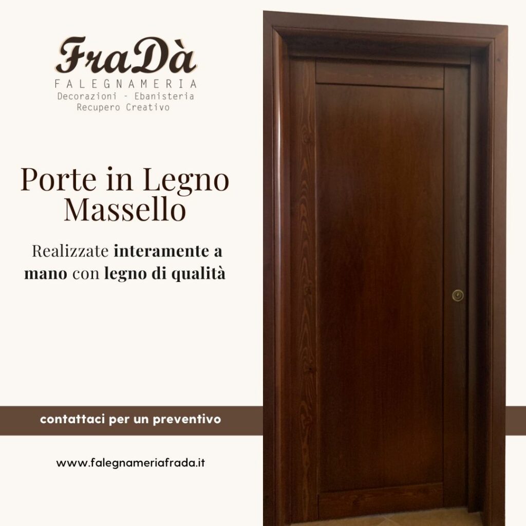 realizzazione porte in legno massello a palermo